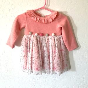 Pink gorgeous baby girl dress New!!